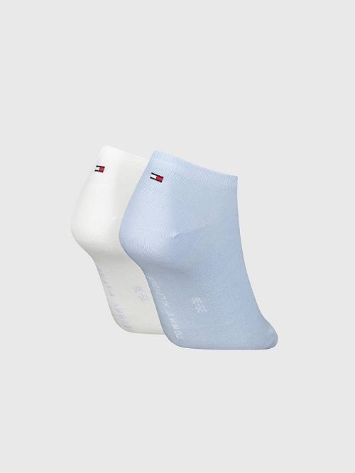 Blue Tommy Hilfiger 2-Pack Trainer Women's Socks | TH091NTB