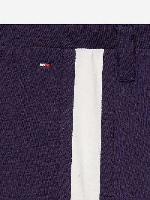 Blue Tommy Hilfiger Adaptive Flag Leggings Girls' Pants | TH492GZL