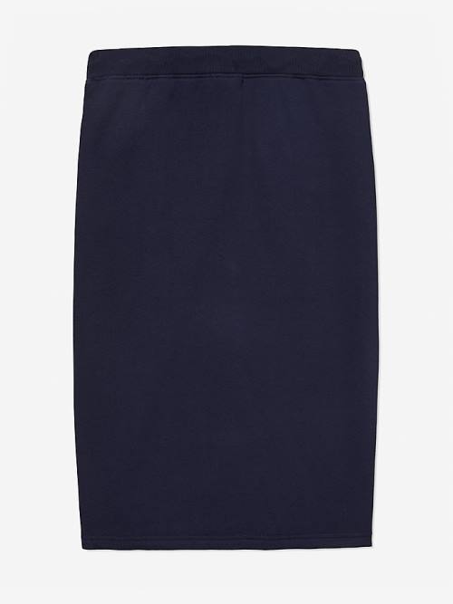 Blue Tommy Hilfiger Adaptive Logo Women's Skirts | TH501XFM