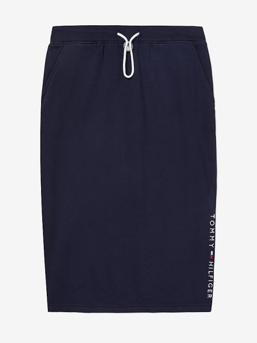 Blue Tommy Hilfiger Adaptive Logo Women\'s Skirts | TH501XFM