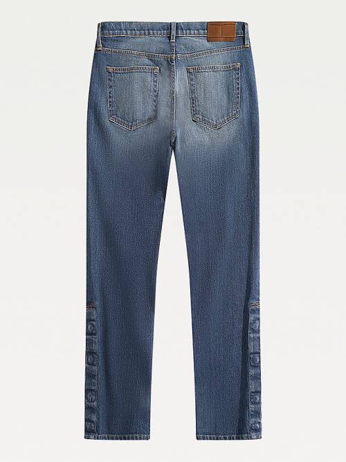 Blue Tommy Hilfiger Adaptive Relaxed Men's Jeans | TH189VRE