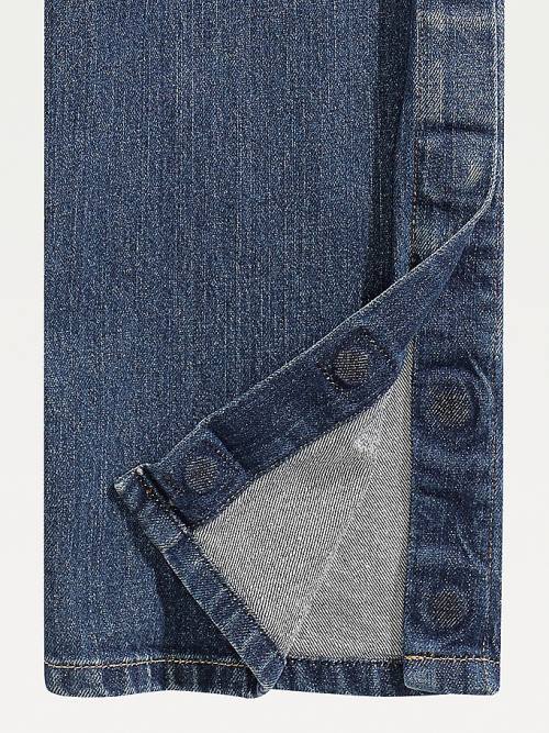 Blue Tommy Hilfiger Adaptive Relaxed Men's Jeans | TH189VRE