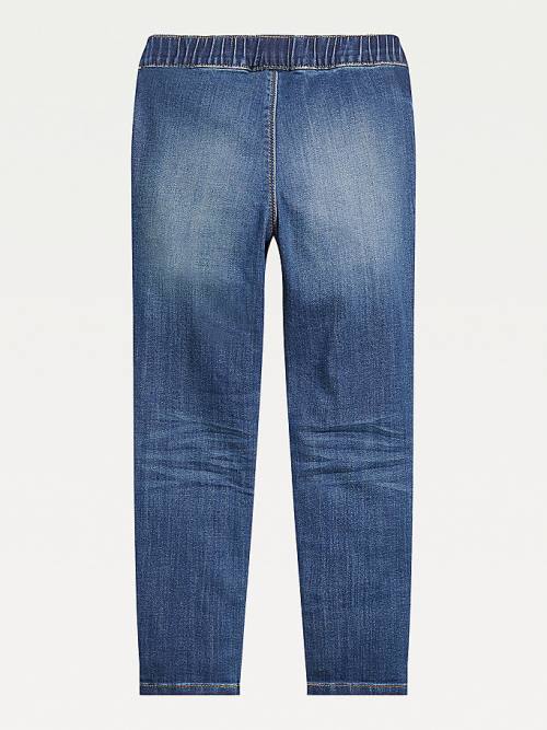 Blue Tommy Hilfiger Adaptive Seated Fit Skinny Girls' Jeans | TH310UDF