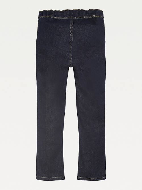 Blue Tommy Hilfiger Adaptive Seated Fit Slim Straight Boys' Jeans | TH357WYN