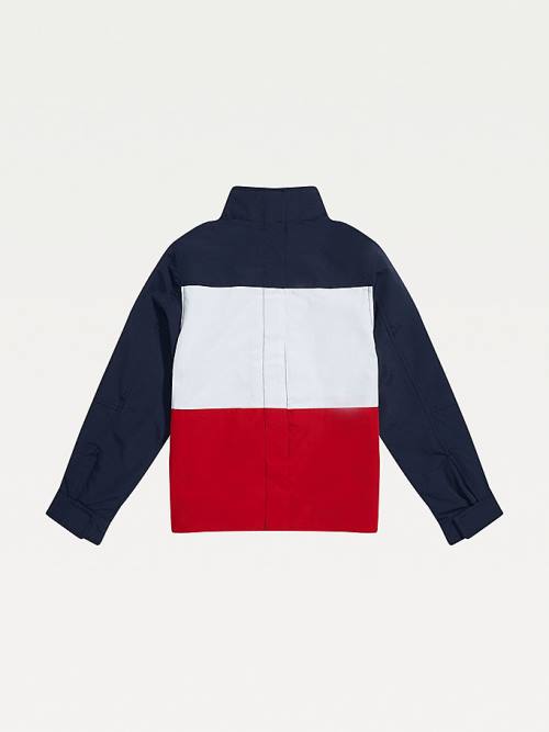 Blue Tommy Hilfiger Adaptive Seated Wear Yachting Boys' Jackets | TH379OQI