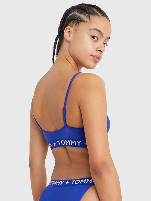 Blue Tommy Hilfiger Bikini Bralette Women's Swimwear | TH790WZF