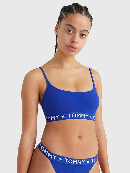 Blue Tommy Hilfiger Bikini Bralette Women\'s Swimwear | TH790WZF