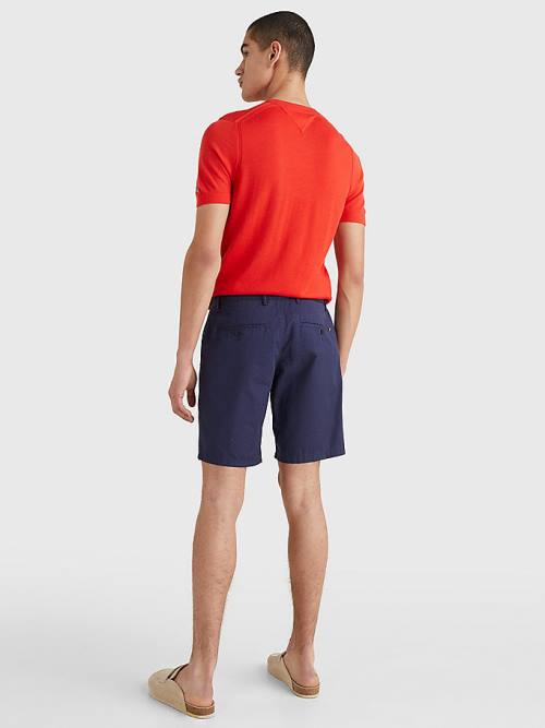 Blue Tommy Hilfiger Brooklyn Polka Dot Men's Shorts | TH735UEN