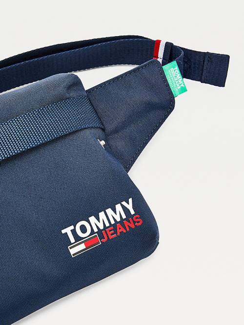 Blue Tommy Hilfiger Campus Bum Men's Bags | TH821JPM