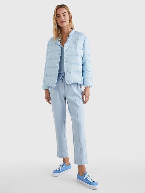 Blue Tommy Hilfiger Chic Down-Filled Women's Jackets | TH718JRV