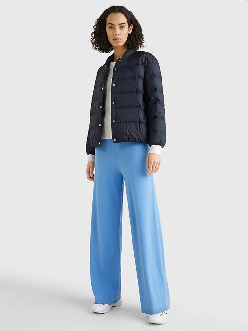 Blue Tommy Hilfiger Chic Down-Filled Women's Jackets | TH960MCJ