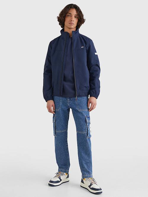 Blue Tommy Hilfiger Classics Bomber Men's Jackets | TH629ASR