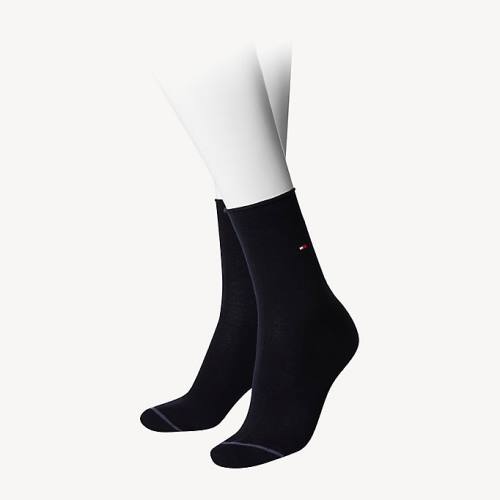 Blue Tommy Hilfiger Cotton Women\'s Socks | TH956DNR