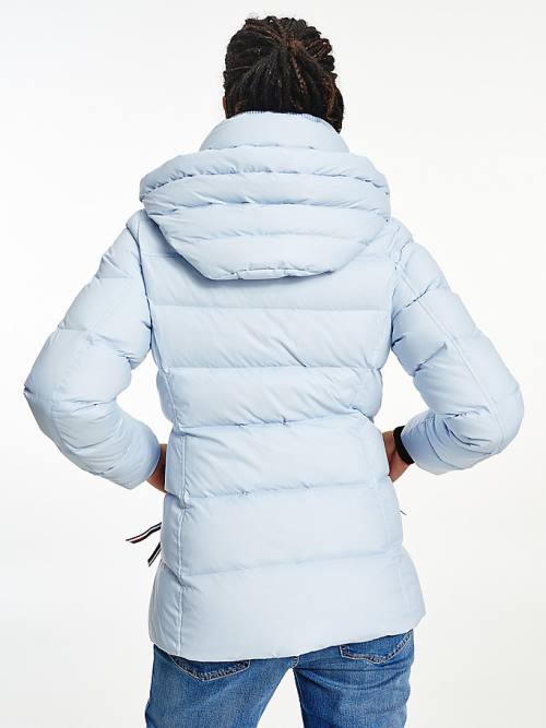 Blue Tommy Hilfiger Down-Filled Padded Women's Jackets | TH281OXG