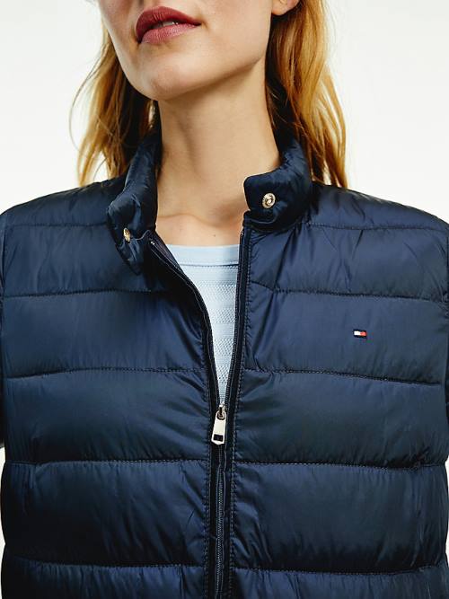 Blue Tommy Hilfiger Down-Filled Padded Women's Jackets | TH295QLO