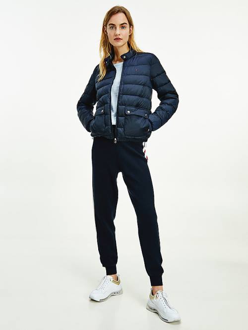 Blue Tommy Hilfiger Down-Filled Padded Women's Jackets | TH295QLO