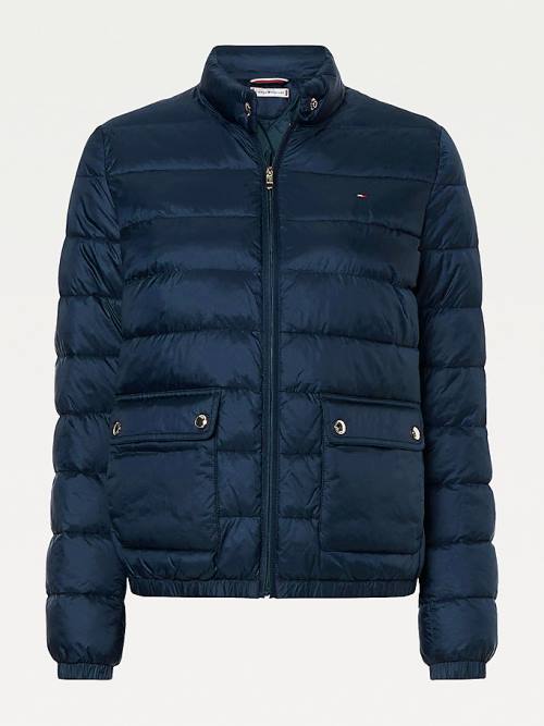 Blue Tommy Hilfiger Down-Filled Padded Women's Jackets | TH295QLO