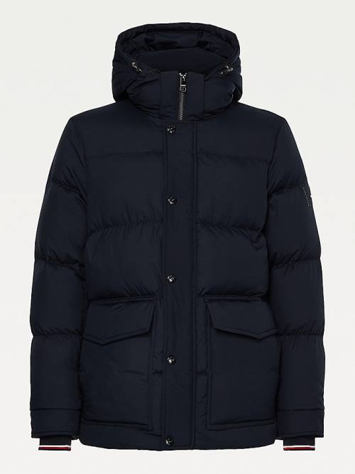 Blue Tommy Hilfiger Down Puffer Men's Jackets | TH390OSD