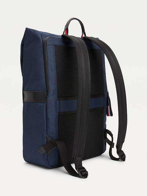 Blue Tommy Hilfiger Elevated Modern 2-In-1 Backpack Men's Bags | TH670LUJ