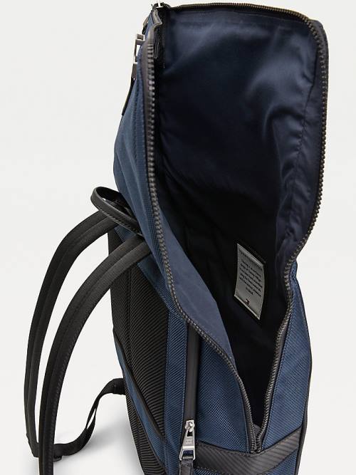 Blue Tommy Hilfiger Elevated Modern 2-In-1 Backpack Men's Bags | TH670LUJ