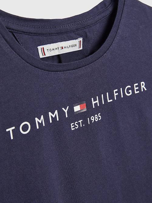 Blue Tommy Hilfiger Essential And Shorts Set Girls' Sweatshirts | TH786DLC