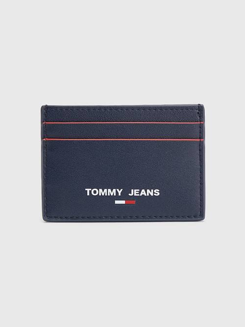 Blue Tommy Hilfiger Essential Card Holder Men\'s Wallets | TH028GOQ