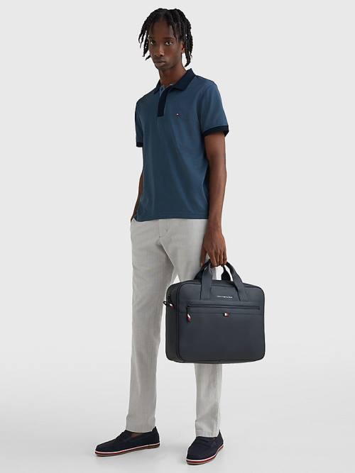 Blue Tommy Hilfiger Essential Computer Men's Bags | TH386SVM