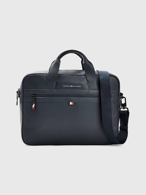 Blue Tommy Hilfiger Essential Computer Men\'s Bags | TH386SVM