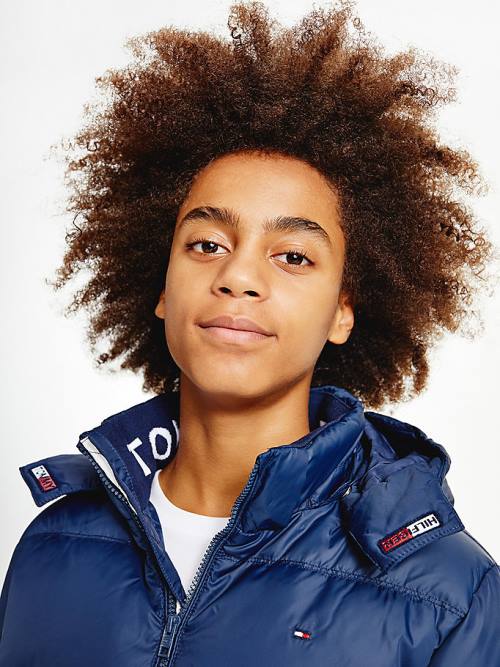 Blue Tommy Hilfiger Essential Down Boys' Jackets | TH217NXY