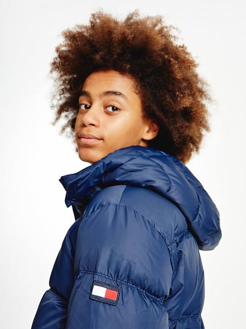 Blue Tommy Hilfiger Essential Down Boys' Jackets | TH217NXY