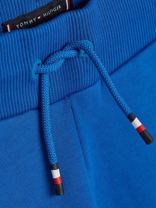 Blue Tommy Hilfiger Essential Drawstring Sweat Shorts Boys' Pants | TH097CAK