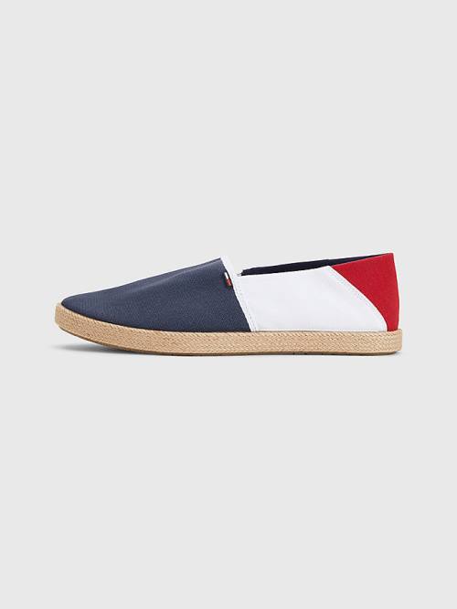 Blue Tommy Hilfiger Essential Espadrilles Men's Casual Shoes | TH468YLC