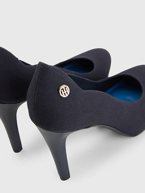 Blue Tommy Hilfiger Essential High Pumps Women's Heels | TH708NPX