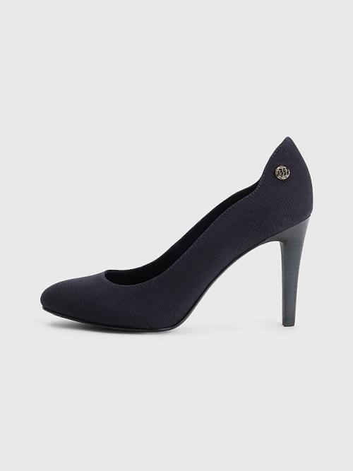 Blue Tommy Hilfiger Essential High Pumps Women's Heels | TH708NPX