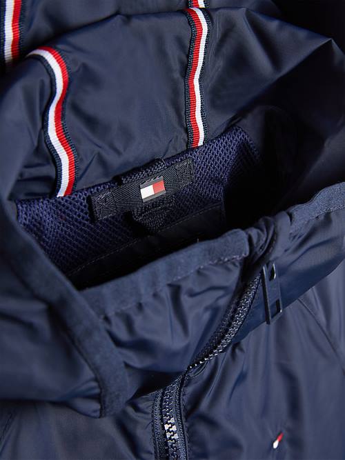 Blue Tommy Hilfiger Essential Hooded Boys' Jackets | TH143PGH