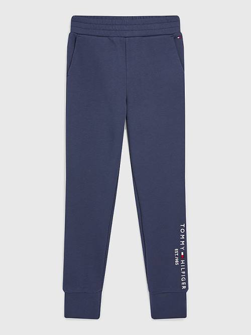 Blue Tommy Hilfiger Essential Joggers Girls\' Pants | TH345LHU