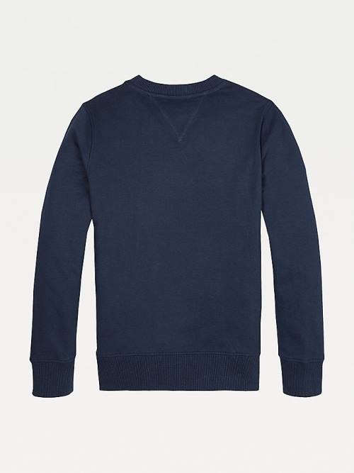 Blue Tommy Hilfiger Essential Logo Boys' Sweatshirts | TH940KHZ