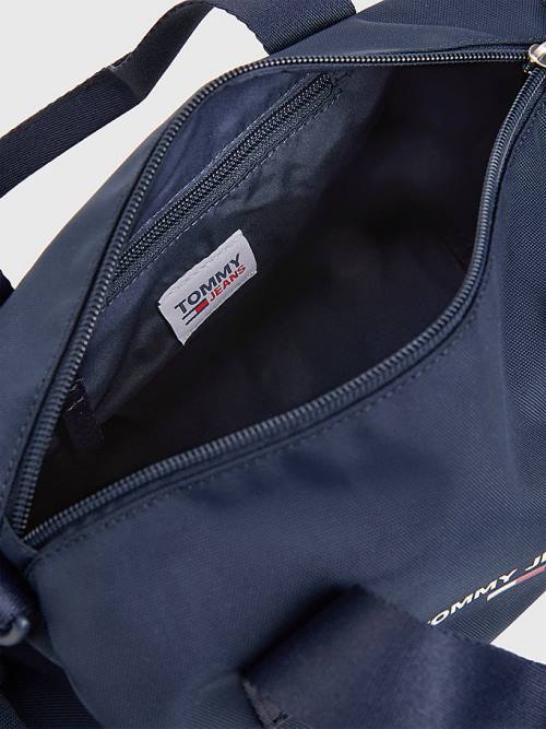 Blue Tommy Hilfiger Essential Logo Crossover Women's Bags | TH815NIR