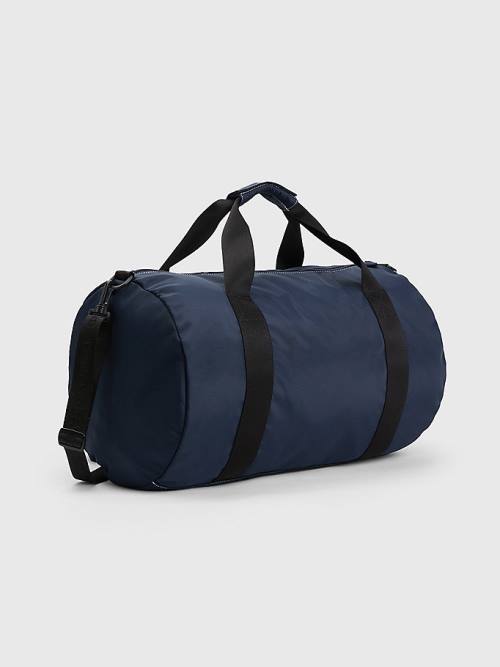 Blue Tommy Hilfiger Essential Logo Duffle Men's Bags | TH832LDA