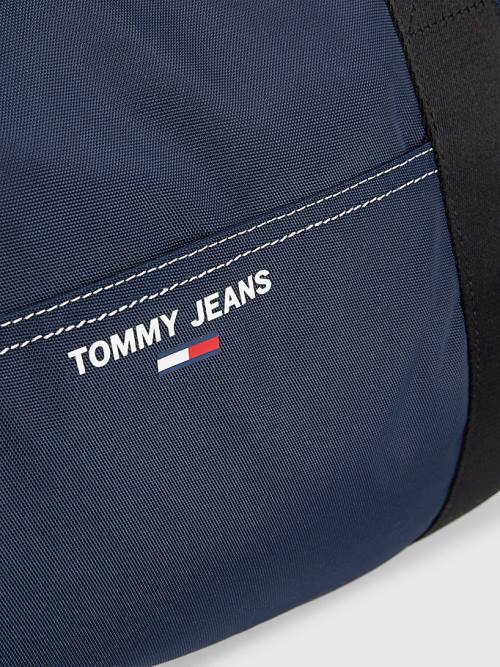 Blue Tommy Hilfiger Essential Logo Duffle Men's Bags | TH832LDA