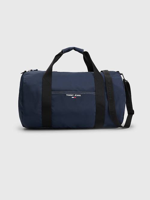 Blue Tommy Hilfiger Essential Logo Duffle Men\'s Bags | TH832LDA