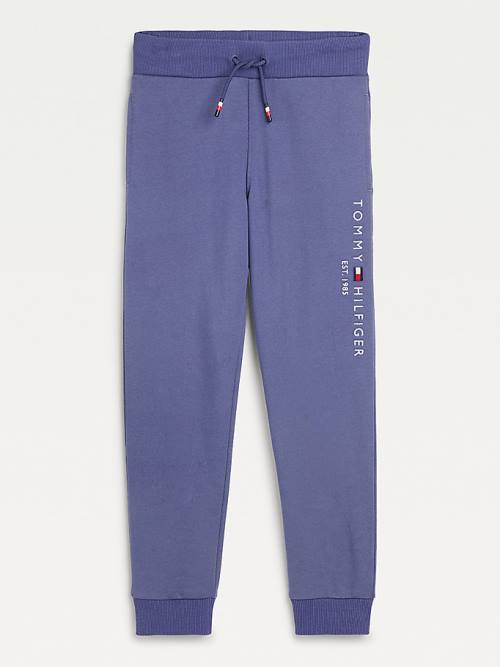 Blue Tommy Hilfiger Essential Logo Joggers Girls\' Pants | TH942AFR