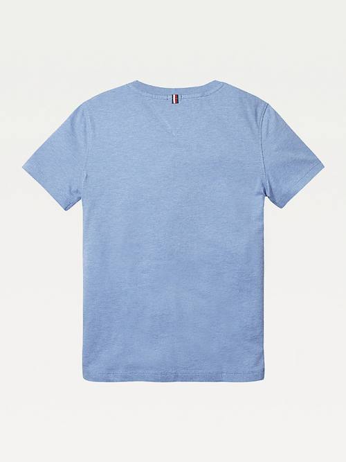 Blue Tommy Hilfiger Essential Organic Cotton Boys' T Shirts | TH681QSZ