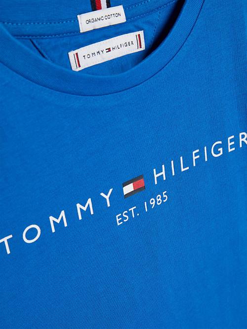 Blue Tommy Hilfiger Essential Organic Cotton Boys' T Shirts | TH941ATM