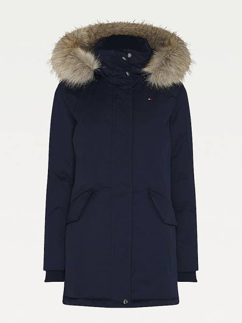 Blue Tommy Hilfiger Essential Padded Parka Women's Coats | TH294HSP