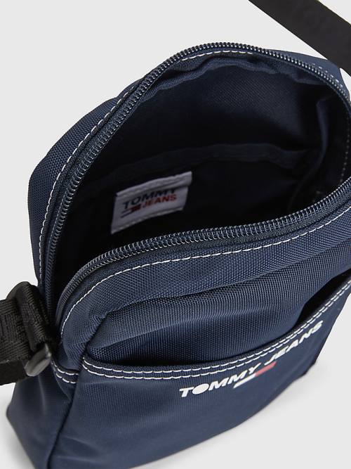 Blue Tommy Hilfiger Essential Reporter Crossover Men's Bags | TH625BTH