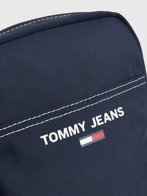 Blue Tommy Hilfiger Essential Reporter Crossover Men's Bags | TH625BTH