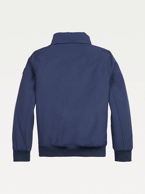 Blue Tommy Hilfiger Essential Signature Detail Boys' Jackets | TH163TQF