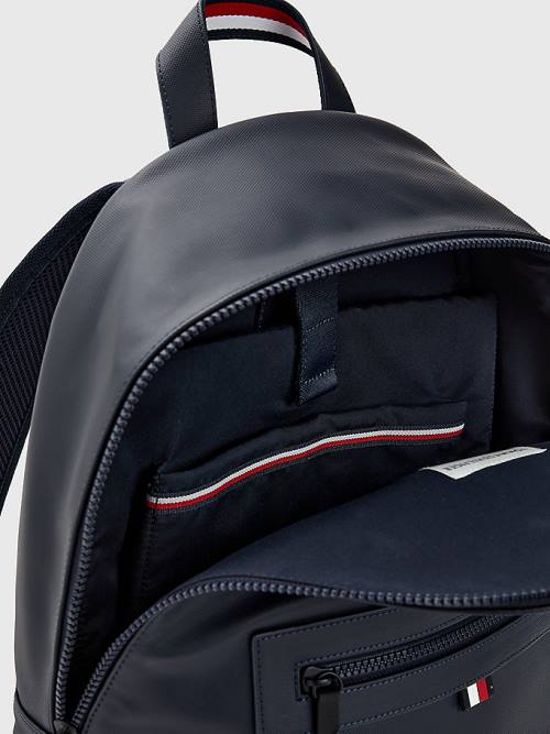 Blue Tommy Hilfiger Essential Signature Backpack Men's Bags | TH963GVB