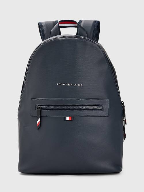 Blue Tommy Hilfiger Essential Signature Backpack Men\'s Bags | TH963GVB